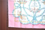 Authentic HERMES Carre 90 Scarf  SACRE DU PRINTEMPS  Silk Pink H7900 Hot on Sale