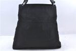 PRADA Tessuto Impun Nylon Leather Plastic Shoulder Tote Bag B8356 Black 8668C Discount