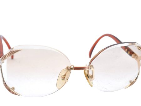 Authentic Christian Dior Sunglasses Clear Brown Red 2289 CD G8683 Supply