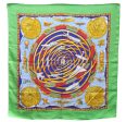 Authentic HERMES Carre 90 Scarf  REVES D ESPACE  Silk Green 5238D Discount