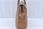 Authentic Salvatore Ferragamo Vara Shoulder Tote Bag Leather Brown SF J0383 For Discount