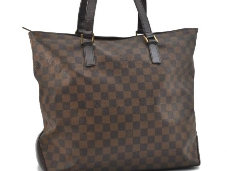 Auth LOUIS VUITTON Damier Cabas Mezzo Tote Bag Special Order N51159 LV H1490 For Discount