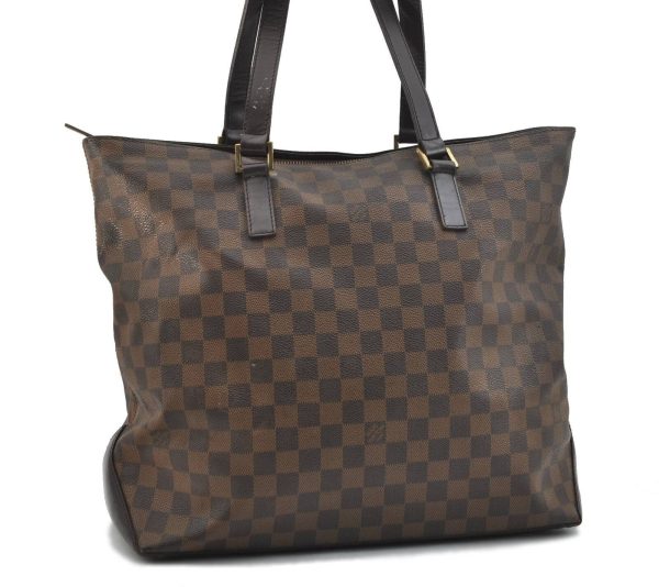 Auth LOUIS VUITTON Damier Cabas Mezzo Tote Bag Special Order N51159 LV H1490 For Discount