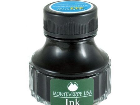 Monteverde Caribbean Blue Ink Bottle - 90ml Online