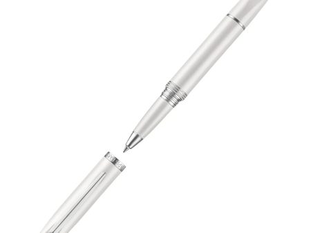 Lapis Bard Contemporary Roller Ball Pen - Pearl White Hot on Sale