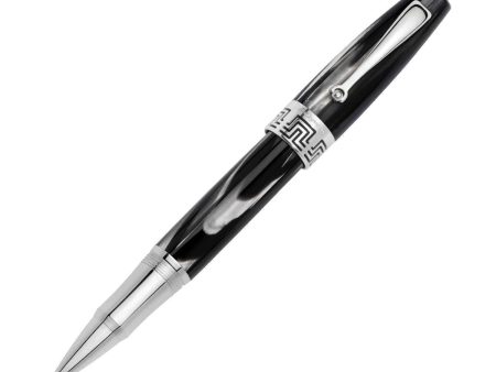 Montegrappa Extra 1930 Roller Ball Pen, Black & White Hot on Sale