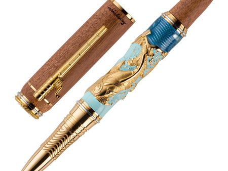 Montegrappa The Old Man & The Sea Vermeil Limited Edition Roller Ball Pen For Discount