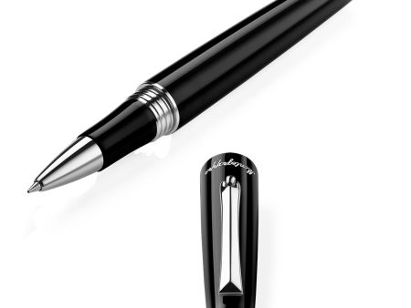 Montegrappa Elmo 01 Roller Ball Pen, Black CT For Cheap