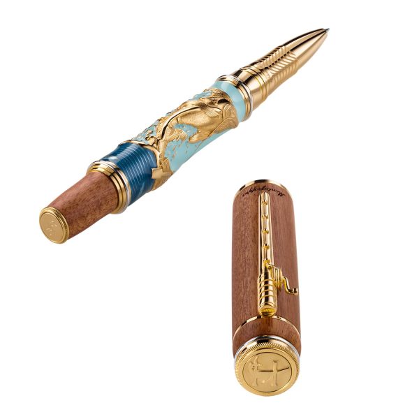 Montegrappa The Old Man & The Sea Vermeil Limited Edition Roller Ball Pen For Discount