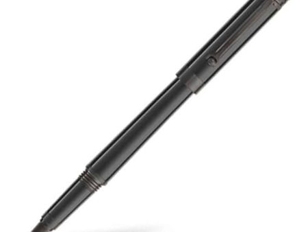 Montegrappa Parola Slim Fountain Pen, Stealth Black - Steel Nib Fashion