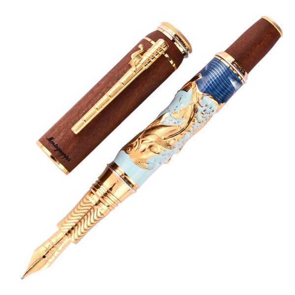 Montegrappa The Old Man & The Sea Vermeil Limited Edition Fountain Pen Discount